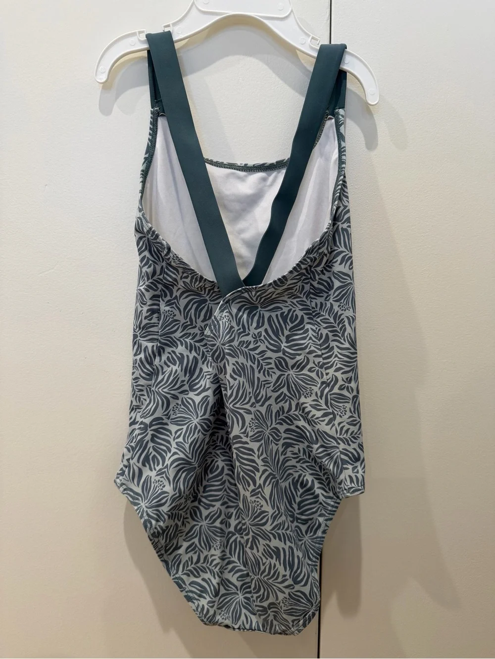 Zara Kids Floral One-Piece Swimsuit in Blue